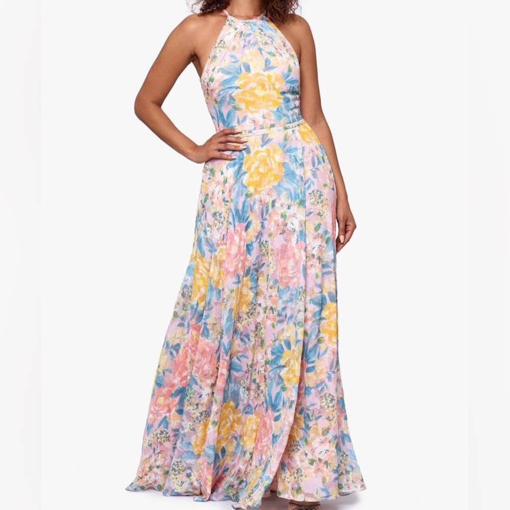 Betsy & Adam NWT Halter Wrap Dress